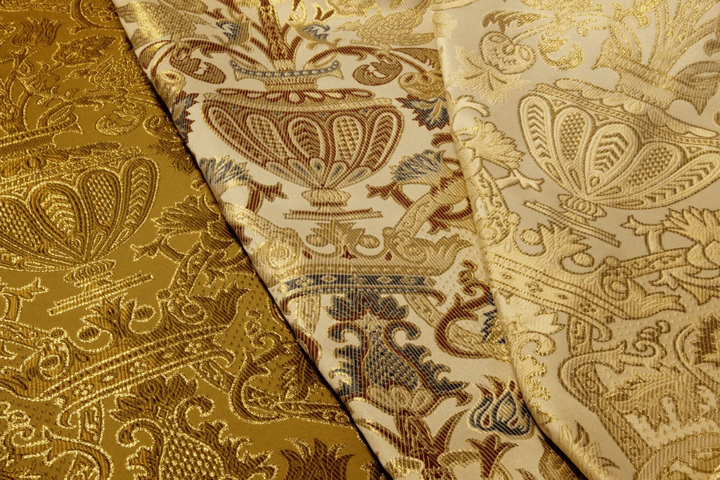 Metallic liturgical fabric, Church Fabrics, Vestments, Width discount 2.60 meters, Greek Brocade, Brocade, Liturgical fabric