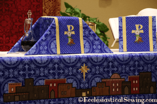 Advent Altar Frontals, Blue Vestments, Clergy Stoles - Advent Collection