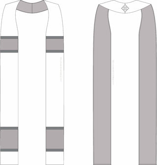 4.5" Wide  Pastors & Priests Stole Sewing Pattern | Clergy Stole Pattern Style 1004