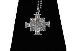 Saint Benedict Pendant (925 Silver)