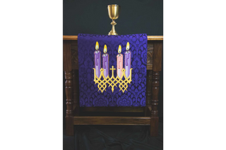 Advent Candles Pulpit Lectern Fall | Advent Tau Collection Altar Hanging