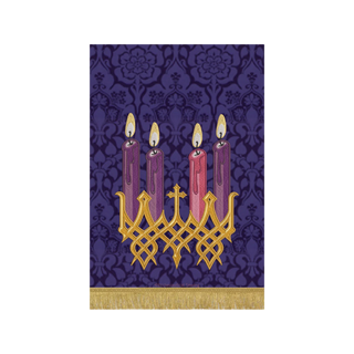 Advent Candles Pulpit Lectern Fall | Advent Tau Collection Altar Hanging