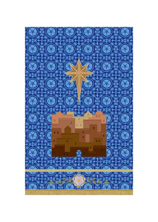 City of David Liturgical Banner | Church Advent Decoration