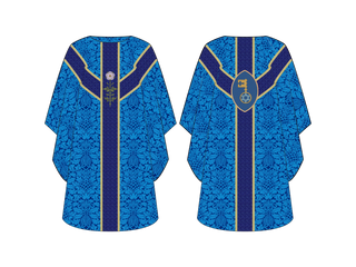 Clavis David Oval Chasuble |  Chasubles for Advent