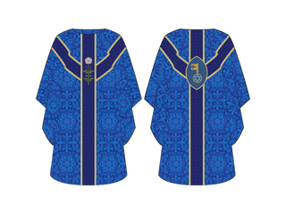 Clavis David Oval Chasuble |  Chasubles for Advent