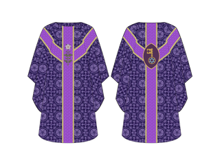 Clavis David Oval Chasuble |  Chasubles for Advent