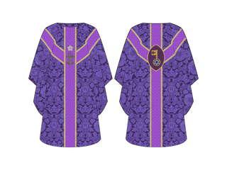 Clavis David Oval Chasuble |  Chasubles for Advent