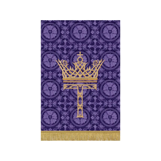 Advent Crown Over Cross Lectern | Advent Tau Collection Pulpit Fall