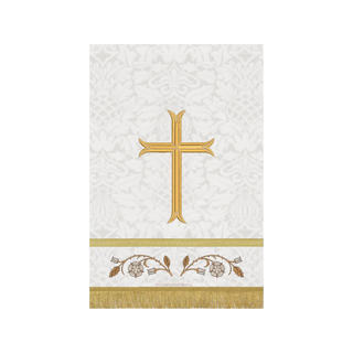 Dayspring Moline Cross White Pulpit Fall | White Altar Hangings