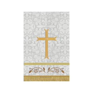 Dayspring Moline Cross White Pulpit Fall | White Altar Hangings