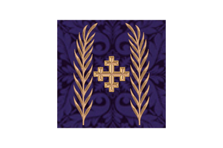 Burse Vestment Altar Hanging from the Gloria Advent or Lent Collection