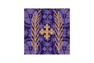 Burse Vestment Altar Hanging from the Gloria Advent or Lent Collection