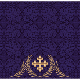 Gloria Advent or Lent Chalice Veil | Liturgical Vestment