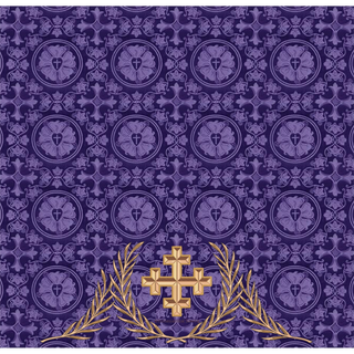 Gloria Advent or Lent Chalice Veil | Liturgical Vestment