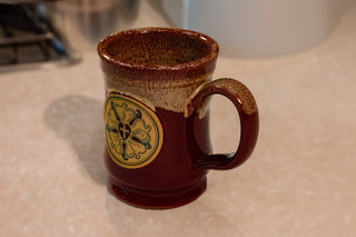 Limited Edition Luther Rose Cream and Maroon Mug