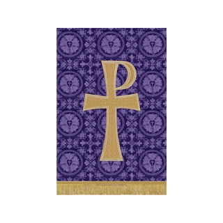 Chi Rho Advent Pulpit Lectern Hanging | Great O'Antiphon Collection