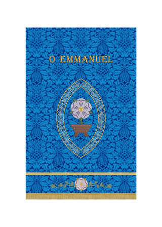 Advent Banner O Emmanuel | Blue or Violet Advent Banner