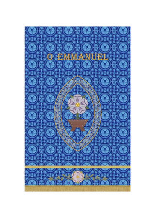 Advent Banner O Emmanuel | Blue or Violet Advent Banner