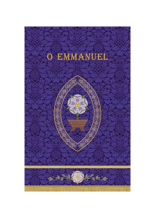 Advent Banner O Emmanuel | Blue or Violet Advent Banner