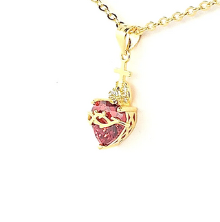 Royal Sacred Heart of Jesus Necklace