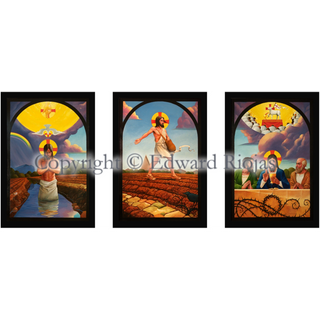 Sower of the Seminary Liturgical Art Print | Edward Riojas Artist