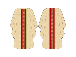 Ivory Gold Chasuble Saint Thomas Ecclesiastical Collection