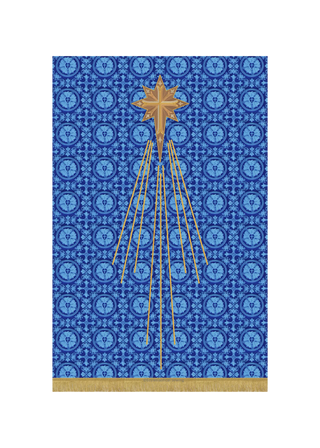 Star with Rays Advent Banner Advent Tau Collection