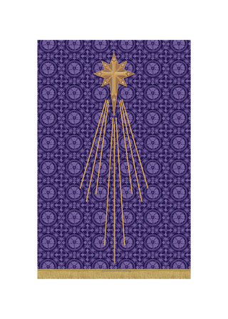 Star with Rays Advent Banner Advent Tau Collection