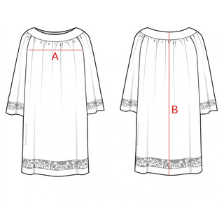 Cathedral Round Yoke Surplice/Choir Cottas | Style 4070, 4071, 4072 & 4073 Sewing Pattern