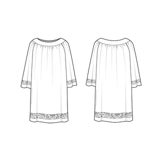 Cathedral Round Yoke Surplice/Choir Cottas | Style 4070, 4071, 4072 & 4073 Sewing Pattern