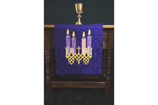 Advent Candles Pulpit Lectern Fall | Advent Tau Collection Pulpit Fall