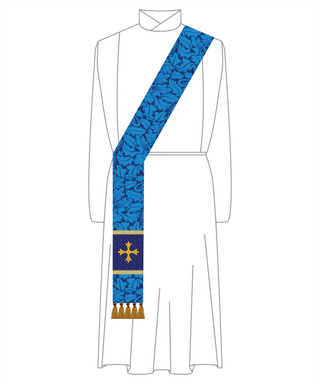 Advent Stole | Priests, Pastors, Deacons in Blue or Violet