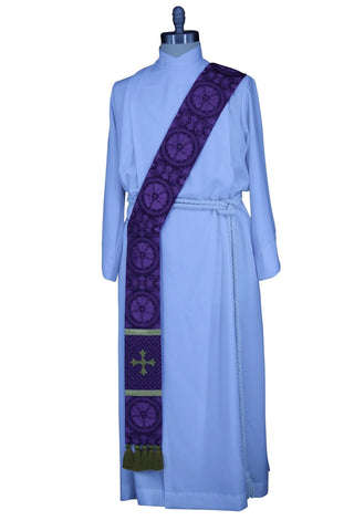 Advent Stole | Priests, Pastors, Deacons in Blue or Violet