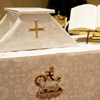 Agnus Dei Goldwork Collection Superfrontal | Ecclesiastical Sewing