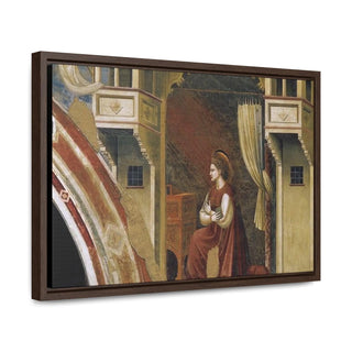 Annunciation the Virgin Giotto di Bondone - c.1306 - Premium Framed Wrapped Canvas Print