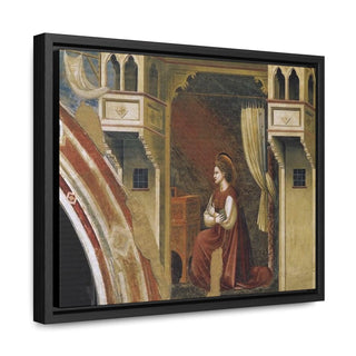 Annunciation the Virgin Giotto di Bondone - c.1306 - Premium Framed Wrapped Canvas Print