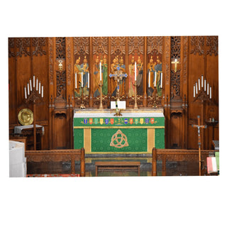 Apostle Collection Full Frontal Altar Hanging - The 12 Apostle's Symbols