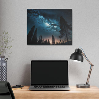 Aurora Northern Lights Abstract Wall Canvas Painting Home Office Gift