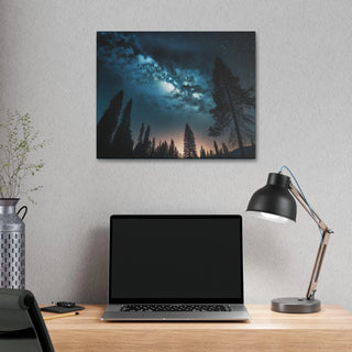 Aurora Northern Lights Abstract Wall Canvas Painting for Home Office Living Bedroom