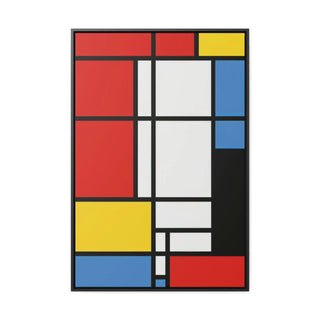 Bauhaus Simplicity: Premium Canvas Print for a Minimalist Modern Home Decor