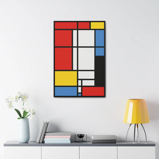 Bauhaus Simplicity: Premium Canvas Print for a Minimalist Modern Home Decor