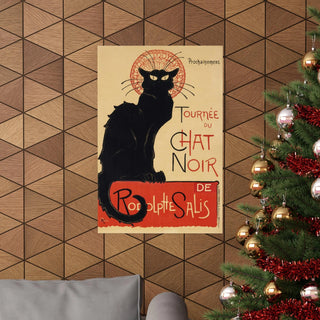 Black Cat Poster - Tournée du Chat Noir (1896) by Théophile Alexandre Steinlen