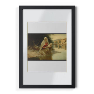 Blessed Madonna: Framed Portrait of Mary and Child