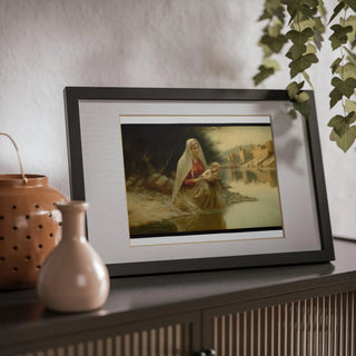 Blessed Madonna: Framed Portrait of Mary and Child