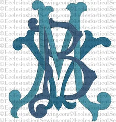 Blessed Virgin Mary | Religious Embroidery Machine Design