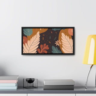 Boho Botanical Beauty: Bright Floral Canvas Print - Perfect for adding a touch of natural beauty and boho charm to any space.