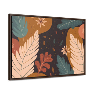 Boho Botanical Beauty: Bright Floral Canvas Print - Perfect for adding a touch of natural beauty and boho charm to any space.