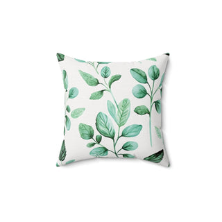 Botanical Decor Leaf Print Design Accent Throw Pillow for Living Rooms, Sun Porch, or Bedroom