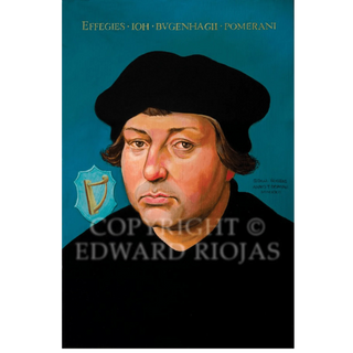 BUGENHAGEN Giclée Print: Iconic Reformation Figure | Edward Riojas Artist