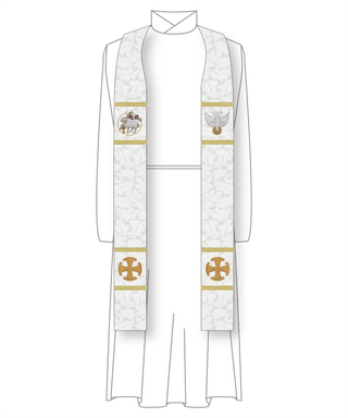 Canterbury Cross Clergy Stole | Pastor & Priest Stoles Collection